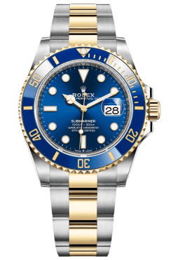 Rolex Submariner Blue Dial Two Tone Super CloneSwiss Replica Watch Ref 126613LB 3235 SwissMovement