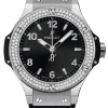 Hublot Big Bang Ref. 361.SX.1270.RX.1104 Super Clone Watch ?C Stainless Steel Diamond Bezel Black Dial Fake Replica