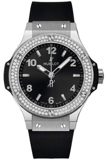 Hublot Big Bang Ref. 361.SX.1270.RX.1104 Super Clone Watch ?C Stainless Steel Diamond Bezel Black Dial Fake Replica