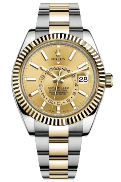 Rolex Sky-Dweller Black Dial Super Clone Swiss Replica Watch Oyster Bracelet Ref M326933-0001 Swiss 9001 Movement