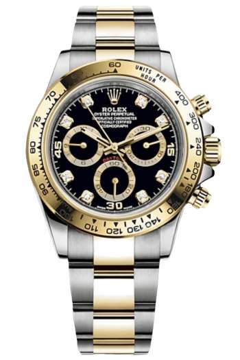 Rolex Daytona M116503-0011 Super Clone – Black Dial Two-Tone Yellow Gold Swiss Replica Watch