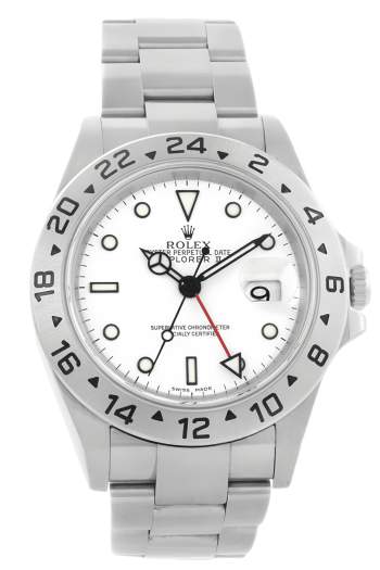 Rolex Explorer II Polar White Dial 40mm Stainless Steel Super Clone Swiss Replica Watch Ref 16570