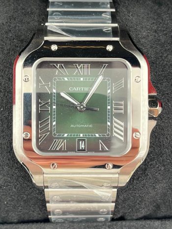 Alternative view of Cartier Santos Ref. WSSA0062 Super Clone Watch