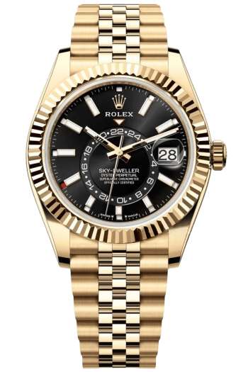 Rolex Sky-Dweller White Dial Super Clone Swiss Replica Watch Oyster Bracelet Ref M336938-0005 Swiss 9002 Movement