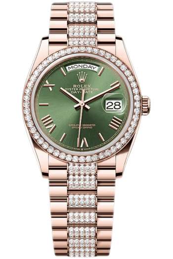 Rolex Day-Date Super Clone Swiss Replica Watch Ref 128345RBR-0086 3255 Swiss Movement