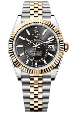 Rolex Sky-Dweller White Dial Super Clone Swiss Replica Watch Jubilee Bracelet Ref M336933-0004 Swiss 9002 Movement