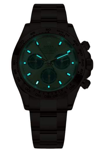 Alternative view of Rolex Daytona ChocolateDial Super Clone SwissReplica Watch 18k RoseGold Bracelet Ref 116505-4130 Swiss Movement