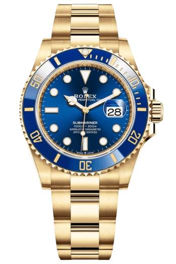 Rolex Submariner Blue DialSuper Clone Swiss ReplicaWatch  18k Gold Ref 126618LB 3235 SwissMovement