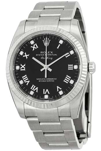 Rolex Air-King Silver Dial Super Clone Swiss Replica Watch Ref 114234-70190CR Oystersteel Bracelet
