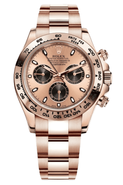 Rolex Daytona ChocolateDial Super Clone SwissReplica Watch 18k RoseGold Bracelet Ref 116505-4130 Swiss Movement