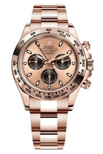 Rolex Daytona ChocolateDial Super Clone SwissReplica Watch 18k RoseGold Bracelet Ref 116505-4130 Swiss Movement