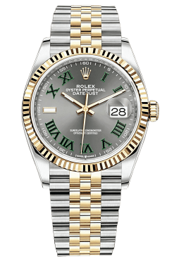Rolex Datejust 36mm Super Clone Swiss Watch Yellow Rolesor Jubilee Bracelet White Mother of Pearl Dial Ref M126333-0020-3235 Swiss Movement