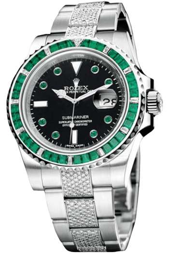 Rolex Submariner Blue Dial Diamond Markers Super Clone Swiss Replica Watch Ref 116649-74789BR Everose Gold Bracelet