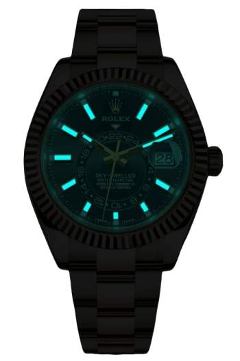 Alternative view of Rolex Sky-Dweller Champagne Dial Super Clone Swiss Replica Watch Oyster Bracelet Ref M326933-0002 Swiss 9001 Movement