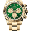 Rolex Daytona Green Dial 40mm Yellow Gold Super Clone Swiss Replica Watch Ref 126508-0008