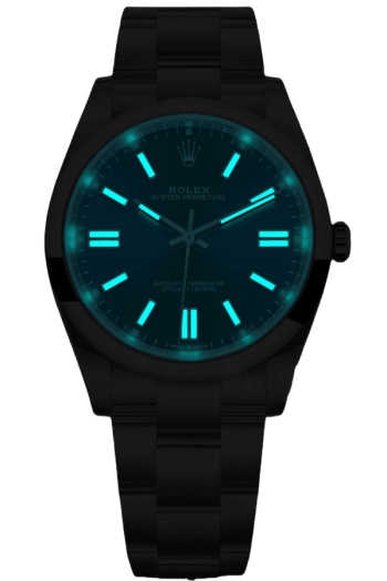 Alternative view of Rolex Oyster Perpetual Super Clone Swiss Replica Watch Ref M124300-0003 3230 Swiss Movement