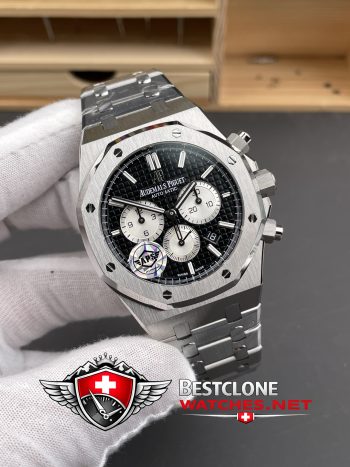 Actual photos of Audemars Piguet Royal Oak Panda Dial Ref 26331ST.OO.1220ST.02 Super Clone Watch (1)