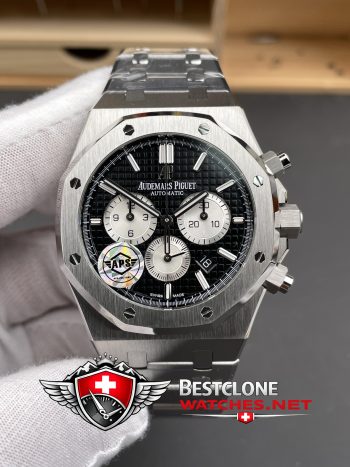 Actual photos of Audemars Piguet Royal Oak Panda Dial Ref 26331ST.OO.1220ST.02 Super Clone Watch (7)