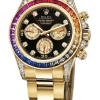 Rolex Daytona Rainbow 40mm Yellow Gold Super Clone Swiss Replica Watch Ref. 116598 RBOW