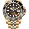 Rolex GMT-Master II Black Dial Super Clone Swiss Replica Watch Ref 126718GRNR-0002 18k Yellow Gold Oyster Bracelet