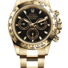 Rolex Daytona Black Dial Super Clone SwissReplica Watch 18kGold Bracelet Ref 116508-4130 Swiss Movement
