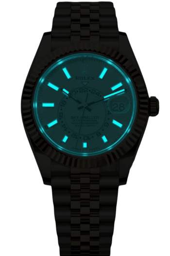 Alternative view of Rolex Sky-Dweller White Dial Super Clone Swiss Replica Watch Jubilee Bracelet Ref M336933-0006 Swiss 9002 Movement