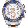 Rolex Yacht-Master II Everose Rolesor Two-Tone Super Clone Swiss Replica Watch Ref M116681-0002 Blue Bezel 44mm