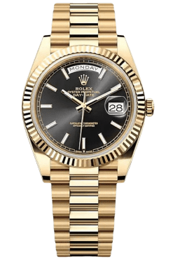 Rolex Day-Date Super Clone Swiss Replica Watch Ref M228238-0067 Black Dial 3255 Swiss Movement