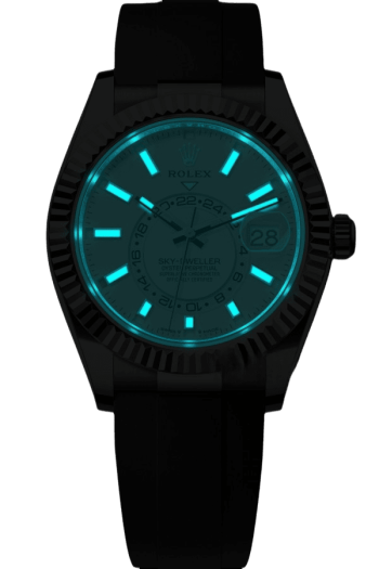 Alternative view of Rolex Sky-Dweller Blue Dial Super Clone Swiss Replica Watch Oyster Bracelet Ref M336239-0003 Swiss 9002 Movement