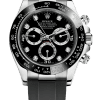 Rolex Daytona Black Dial Super Clone Swiss Replica Watch Oysterflex Strap Ref M116519LN-0025 Swiss Movement