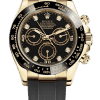 Rolex Cosmograph Daytona Super Clone Swiss Replica Watch Yellow Gold Black Dial Ref M116518LN-0038 | 4130 Swiss Movement