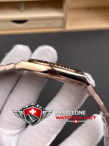 ES Rolex Land Dweller Case Side Finishing Detail (Polished & Brushed)