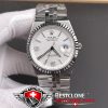 ES Rolex Land Dweller White Dial Front View (Full Watch Display)