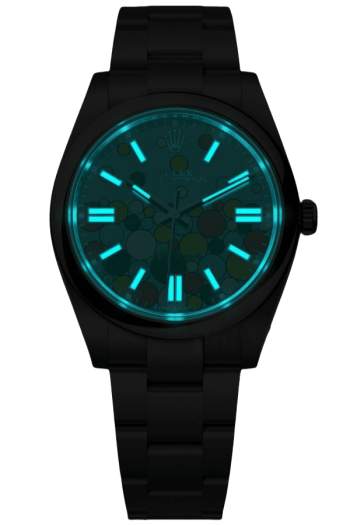 Alternative view of Rolex Oyster Perpetual Super Clone Swiss Replica Watch Ref M124300-0008 Balloon Dial 41mm 3230 Swiss Movement