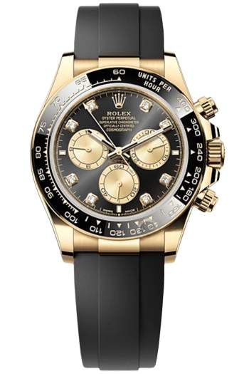 Rolex Daytona 40mm Super Clone Swiss Watch Yellow Gold Oysterflex Strap Paul Newman Dial Ref M126518LN-0005 4131 Swiss Movement