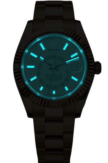 Alternative view of Rolex Sky-Dweller Champagne Dial Super Clone Swiss Replica Watch Oyster Bracelet Ref M336938-0003 Swiss 9002 Movement