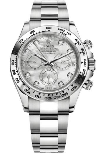Rolex Cosmograph Daytona Super Clone Swiss Replica Watch White Gold Blue Dial Ref M116509-0064