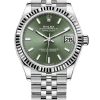Rolex Datejust 31mm Super Clone Swiss Watch Stainless Steel Jubilee Bracelet Mint Green Dial Ref M278274-0018-2236 Swiss Movement