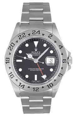 Rolex Explorer II Black Dial 40mm Stainless Steel Super Clone Swiss Replica Watch Ref 16570