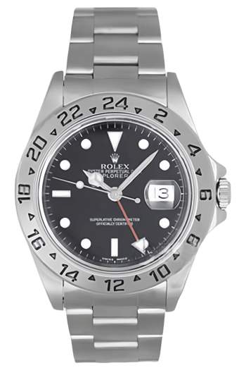Rolex Explorer II Black Dial 40mm Stainless Steel Super Clone Swiss Replica Watch Ref 16570
