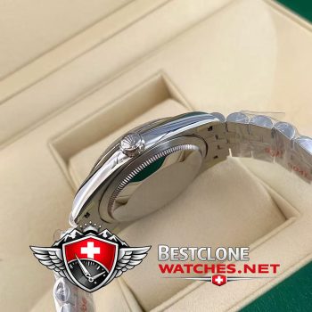 Real photos of the Rolex Datejust 36mm Ref M126234 0045 Wimbledon Super Clone Watch (7)