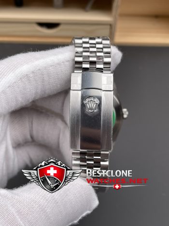 Real photos of the Rolex Datejust 41mm Black Dial Ref 126334 Super Clone Watch (8)