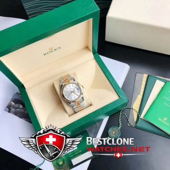 Real photos of the Rolex Datejust 41mm Ref m126333 Silver Dial Super Clone Watch (4)