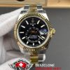 Real photos of the Rolex Sky Dweller Ref M336933 Champagne Dial Super Clone Watch (2)