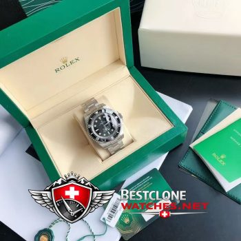 Rolex DEEPSEA 44mm Black Dial Ref. m126067 0001 Super Clone Watch — Actual Photos (2)