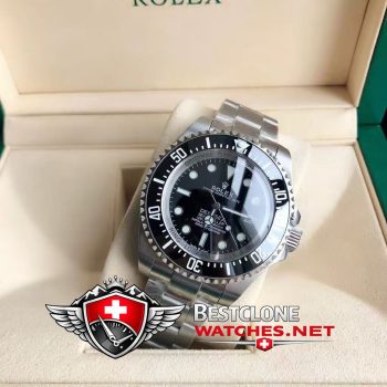 Rolex DEEPSEA 44mm Black Dial Ref. m126067 0001 Super Clone Watch — Actual Photos (5)