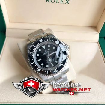 Rolex DEEPSEA 44mm Black Dial Ref. m126067 0001 Super Clone Watch — Actual Photos (6)