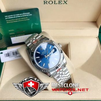 Rolex Datejust 36mm Ref. m126234 Blue Dial Super Clone Watch — Actual Product Photos (6)