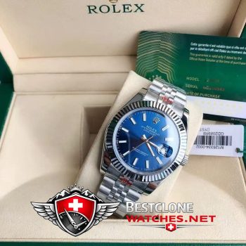 Rolex Datejust 36mm Ref. m126234 Blue Dial Super Clone Watch — Actual Product Photos (7)