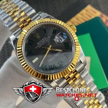 Rolex Datejust 41mm Ref 126333 0020 Wimbledon Super Clone Watch (4)